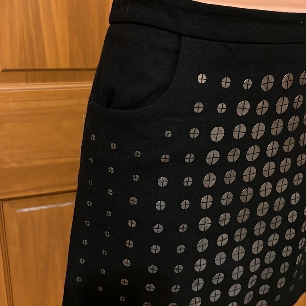 Vivienne Tam Wool Skirt Size 8 - Picture 2 of 5